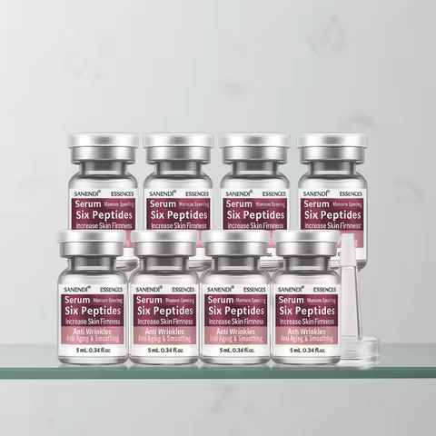 10pcs/Box Six Peptide Ampoule Hyaluronic acid Serum for Face Dr.Pen SNAIL ACNE Solution Repair Moist