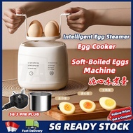 STOCK Intelligent egg boiler automatic power off household small hard boiled egg maker Modes Breakfa