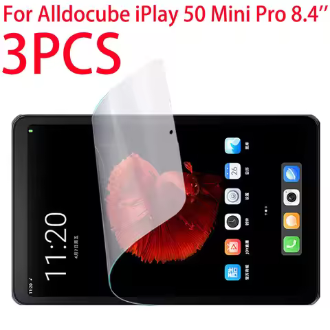 3PCS PET Soft Film Screen Protector For Alldocube iPlay 50 Mini Pro 8.4 inch 2023 Tablet Protective 