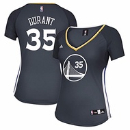 adidas Kevin Durant Golden State Warriors NBA Women's Grey Official Alternate Replica Jersey (L)