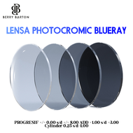 [PRE-ORDER] Berrybarton Lensa Progresif 2 IN 1 Minus/Plus Anti Radiasi Blueray dan Photocromic Bluer