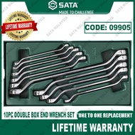 SATA 10Pc Metric Offset Box Wrench Tray Set Double Box End Wrench Set 09905 Sata Tools Set Sepana Hu