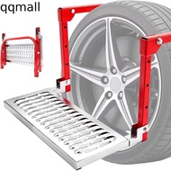 QQMALL Car Tire Ladder, Durable Foldable Vehicle Tire Side Step, Car Tire Ladder Heavy Duty Universa