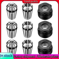 Stock-Er11 Spring Collet Nut Clamping Nut Er11 1/4'' Collet