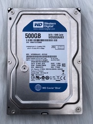 Hard disk WD 500 GB sata/16 มือสองพร้อมใช้งานไม่ badsecter