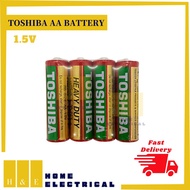 Toshiba Heavy Duty Battery / AA Battery 1.5V 1 Pack = 4 Battery