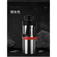 Outdoor Household 316 All-Steel Thermos Large-Capacity Portable Water Bottle 3L Dormitory Thermos Ca