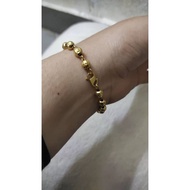 Gold chain 916 gold bracelet @ 9.26gm length 17cm