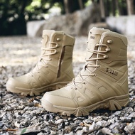 2023 Combat Boots Military ยุทธวิธี Combat Boots รองเท้าทหารสำหรับชาย รองเท้าทหาร Men Boots Combat B