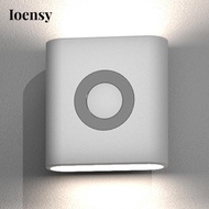 [Ioensy] Mini Motion Sensor Light Sturdy Lightweight Rechargeable Night Light Stick on 0.7W for Kids