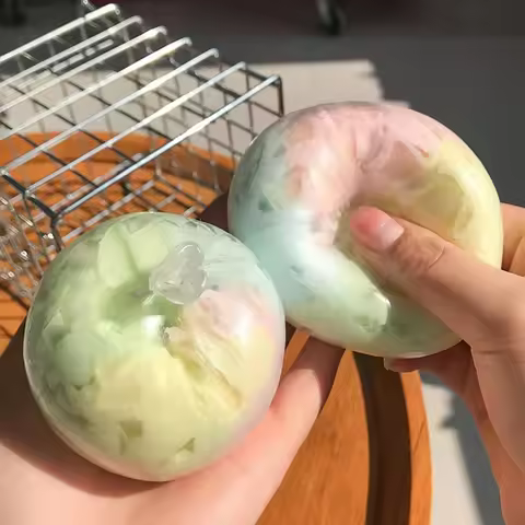 Crispy Ball Pinch Ball Office Student Kids Stress Relief Tool Handmade Ball Squishy Stress Ball Reli