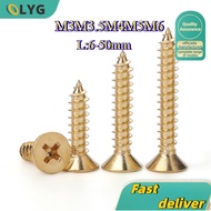 M3M3.5M4M5M6 Metal Screw / Self-Tapping Flat Head Screw /countersunk head Screw/wood screw