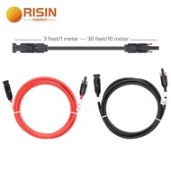 Risin 15Meter OEM Supply DC Solar Panel 0.6/1kv XLPE Insulated High Current Power Cable for Solar Sy