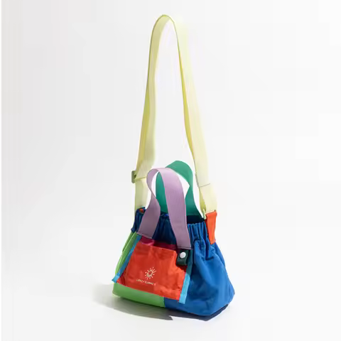 Colorblocking Shoulder Bag|Large Capacity Tote Bag Foldable|Dopamine Shoulder Bag Crossbody Bag