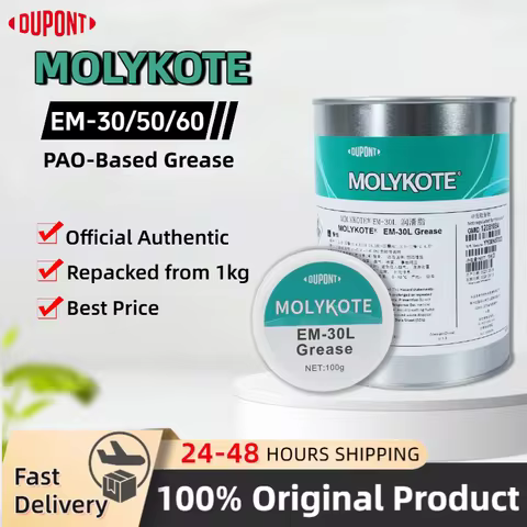 Dow Corning Molykote EM-30L EM-50L EM-60L Lubricant Grease PAO Based White Lithium Grease Suitable f