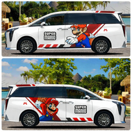 CANJING | สติ๊กเกอร์ด้านข้างรถยนต์สำหรับ Trumpchi M8 Grandmaster แบบ E9 Mario Game Design