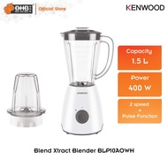 Kenwood BLP10.A0WH Blender 1.5L 400W motor Plastic Goblet Bowl 2 Speed with Pulse Stainless Steel Bl