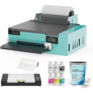 Pencetak DTF PUNEHOD A4 L8058 dengan Oven dan Perisian, Printhead XP600, Mesin Cetak T-Shirt Custom,