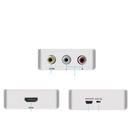 全城熱賣 - 轉換器 mini迷你 轉接頭 （白色 AV轉hdmi）