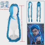 Game League of Legends Cosplay LOL Jinx Cosplay Costume Anime LOL Arcane Young Ver Jinx Role Play Ha