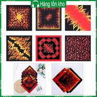 WIN Versatile Flames Bandana Head Scarfs Bandana Exquisite Head Scarf for Vacation