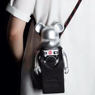 Bearbrick × Leica - Leic@ Camera Ver. Gear Joint 400% 28cm High Quality Be@rbrick Anime Action Figures / Toy / GK / Collections / Gift