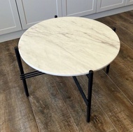 丹麥式大理石白色茶几/小圓桌 White Danish style marble coffee/ side table