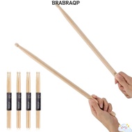 BRABRAA Drumsticks, Elegant Premium 5A/7A Maple Drumsticks, Durable Pairs Maple Wood Practice Drumst