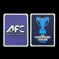 OFFICIAL Player Issue AFC CHAMPIONS LEAGUE TWO + AFC 2025-26 Sleeve Patches (Dark Version)