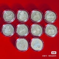 ［議價全套精鑄］［可散買］2022-2026英國皇家鑄幣局 皇室都鐸獸全套10隻一安士999 精鑄銀幣連原廠十幣盒2022-2026 UK Tudor Beasts Full Set loz Silv