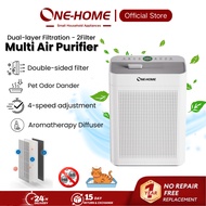 ONE HOME Air Purifier with Washable Filter H13 HEPA Filter with Fragrance Formaldehyde Smoke Anti PM