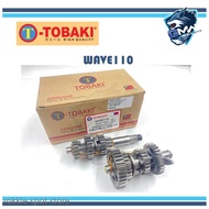 ♭ENGINE GEAR BOX GEAR TRANSMISSION ASSY SET WAVE125 / FUTURE TOBAKI HIGH QUALITY MADE IN TAIWAN