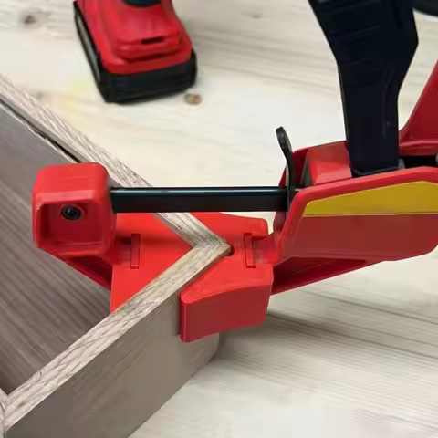 90-Degree Quick Clamp Angle Adapter Uniformly Stressed Adjustable Corner Clamp Adapter Heavy-Duty Qu