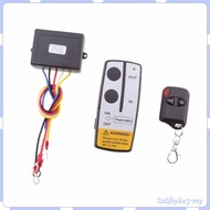 [READY STOCK] 12V-24V Smart Winch Wireless Remote Control Switch Set Universal with indicator