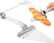 CALLARON Grill Tongs Grill Tongs Grill Tongs Pizza Server Stainless Steel Cake Server Pie Holder Tra