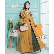 Milva dress ori aku karissa, gamis aku karissa