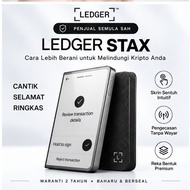 Ledger Stax Hardware Wallet | Penjual Semula Sah Ledger | Skrin E Ink Melengkung 3.7" | Bluetooth NF