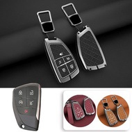 Zinc Alloy Leather Car Key Case Cover For GMC Denali For Buick Envision Avenir