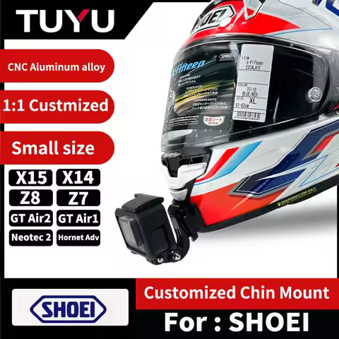 For Shoei X15 X14 Z8 Z7 NEOTEC II Motorcycle Customized Helmet Chin Mount for GoPro Insta360OneX3 X2