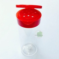 Botol toples 150 ml boncabe bumbu lada botol plastik boncabe - Pro Round 140 Tutup RedBOLONG