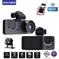 Reversing Image Driving Recorder HD Night Vision Three-Record dvr Car1080Camera33Triple Lens Strap