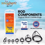 Indofishingstore CINCIN SET JORAN UL 7 Pcs K-Guide SIC untuk Custom Joran Ultralight