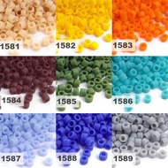 ลูกปัดญี่ปุ่น Miyuki Roal Lucily DB โบราณเป็น1.6 Mm/2G/9สีฝ้าคู่มือกระจายลูกปัด11 1581-1589