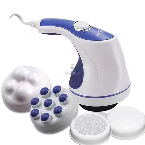 Electric vibrating 5 in 1 Full Relax Tone Spin Body Massager 3D Electric Full Body Slimming Massager