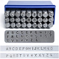 WIGA LETTER PUNCH /DOT TYPE A-Z Steel Alphabet Stamp Symbol Digital Code Word With Box Case