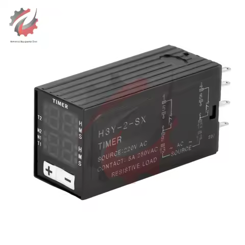 H3Y-2-SZ LED Digital Time Relay Power-on Delay Controller DC 12V 24V AC 220V Timer Timing Time Relay
