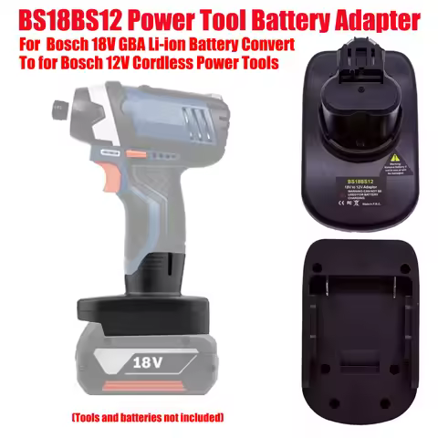 HAKSINKY Power Tool Battery Adapter BS18BS12 for Bosch 18V Lithium-ion Battery Convert To Work for B
