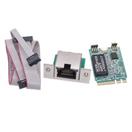 I210AT Chip M.2 A+E to RJ45 COM Port Gigabit Ethernet Network Card 10/100/1000Mb Single Electrical P