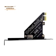 PCIe 4.0 X1 to Oculink SFF8611/8612 Expansion Card to SFF-8639 U.2 SSD for External Graphics Card fo