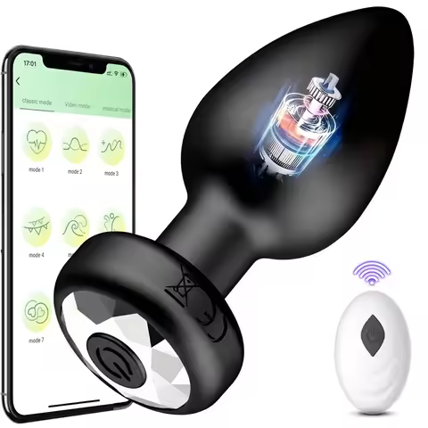 Powerful Small Anal Vibrator for Gay Wireless Remote Control 10 Frequency Vibration Prostate Massage